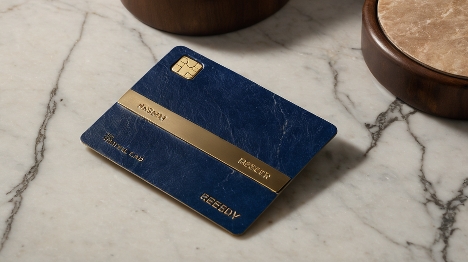 Chase Sapphire Reserve credit card on a premium travel-themed background