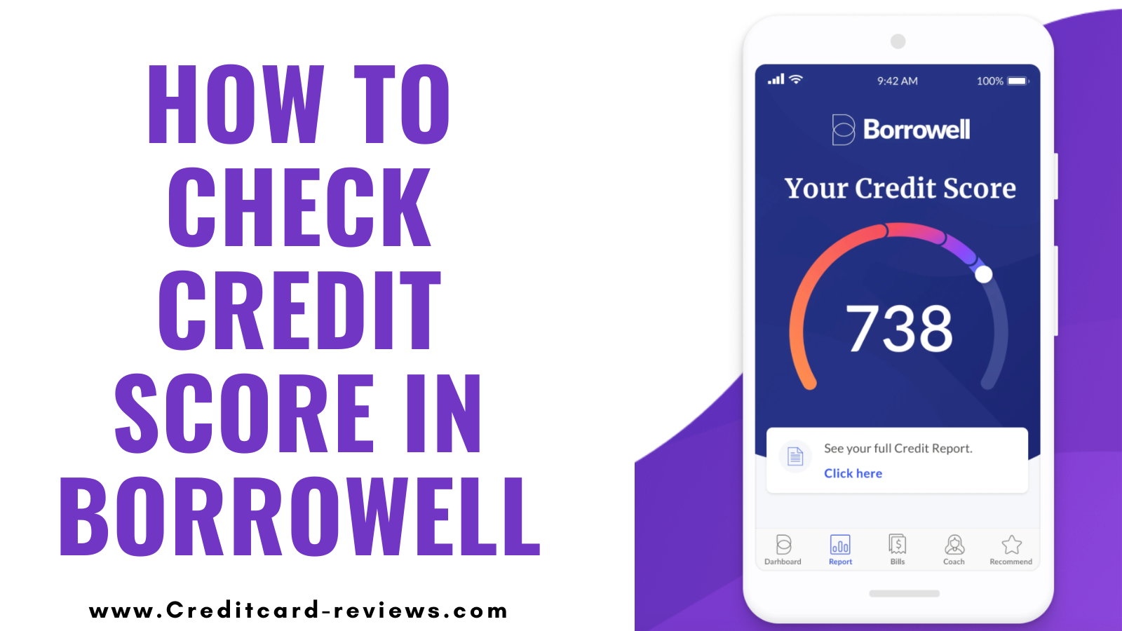 How to check Credit Score in Borrowell